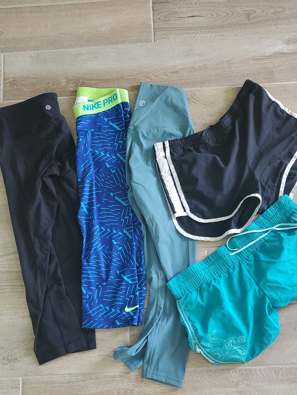 Lululemon Nike Athleta Born Primitive Bundle - Leggings And Shorts
